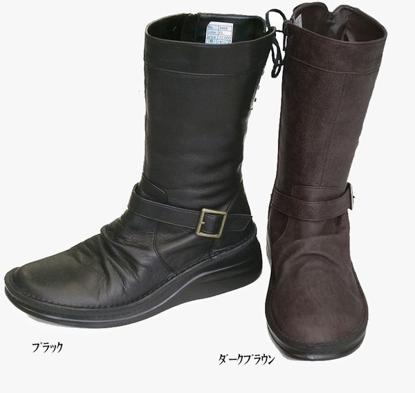 【商品説明】コンフォートシューズ【ブランド名】IN CHOLJE【サイズ･容量】22.0cm〜24.5cm踵高:約5cm筒丈:踵部分から約21cm(計測サイズ23.0cm)底最大幅:約10cm※当商品