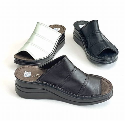 サンダル レディースシューズ レディースファッション 靴 オープントゥーミュール S M L LL 甲を深く抑える 安定感ある履き心地
